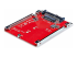 StarTech.com M.2 to U.3 Adapter, For M.2 NVMe SSDs, PCIe M.2 Drive to 2.5inch U.3 (SFF-TA-1001) Host Adapter/Converter, TAA Compliant - Oikea kulma