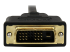 StarTech.com 1m (3.3 ft) Mini HDMI to DVI Cable, DVI-D to HDMI Cable (1920x1200p), 19 Pin HDMI Mini (C) Male to DVI-D Male, Digital Monitor Cable Adapter M/M, Single Link, Black - Lähikuva