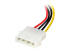 StarTech.com 6in 4 Pin LP4 to Left Angle SATA Power Cable Adapter - Lähikuva