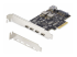 StarTech.com 5-Port USB PCIe Card, USB 3.2 10Gbps, PCI Express Card with 4x USB-C Ports, 1x USB-A Internal Port, USB PCIe Controller Card, Windows/macOS/Linux - Oikea kulma