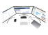 StarTech.com USB-C & USB-A Dock, Hybrid Universal Triple Monitor Laptop Docking Station w/ DisplayPort & HDMI 4K 60Hz, 85W Power Delivery, 6x USB Hub, Ethernet, Audio, USB 3.1 Gen 2 10Gbps - Ylä