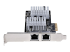 StarTech.com 2-Port 10Gbps PCIe Network Adapter Card, Network Card for PCs/Servers, Full-Height/Low-Profile PCIe Ethernet Card w/Jumbo Frames, NIC/LAN Interface Card - Vasen puoli