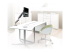 StarTech.com Desk Mount Monitor Arm, Heavy Duty Ergonomic VESA Monitor Arm, Single Display up to 9kg, Full Motion, Height Adjustable, Articulating, Aluminum, C-Clamp/Grommet, Silver - Vasen kulma