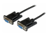 StarTech.com 1m Black DB9 RS232 Serial Null Modem Cable F/F - Oikea kulma