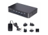 StarTech.com 4-Port DisplayPort 1.4 KVM Switch, 8K 60Hz / 4K 144Hz, 2x USB 3.0 Ports, 4x USB 2.0 Ports, Hotkey Switching, TAA Compliant (D86A2-4-PORT-8K-KVM) - Oikea kulma
