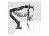 StarTech.com Desk Mount Dual Monitor Arm w/ Crossbar, Up To 27" Displays - Vasen puoli