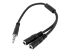 StarTech.com 4 Position to 2x 3 Position 3.5mm Headset Splitter Adapter - Oikea kulma