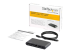 StarTech.com USB C Dock, 4K Dual Monitor HDMI Display, Mini Laptop Docking Station, 100W Power Delivery Passthrough, GbE, 2-Port USB-A Hub, USB Type-C Multiport Adapter,3.3' Cable, Dual 4K - Oikea kulma