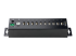 StarTech.com 10-Port Industrial USB 2.0 Hub, Rugged USB Hub w/15kV Air/8kV Contact ESD Level 4 Protection, DIN/Wall/Desk Mountable USB-A Hub, Multiport USB Hub with Locking Ports - Vasen kulma