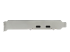 StarTech.com PCIe USB 3.1 Card, 2x USB C 3.1 Gen 2 10Gbps, PCIe Gen 3 x4, ASM3142 Chipset, USB Type-C PCI Express Card, 2-Port USB 3.2 Gen 2x1 Expansion Add-On Card, Windows, macOS, Linux - Vasen puoli