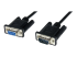 StarTech.com 1m Black DB9 RS232 Serial Null Modem Cable F/M - Oikea kulma