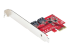 StarTech.com SATA PCIe Card, 2 Port PCIe SATA Expansion card, 6Gbps SATA Card, Full/Low Profile, PCI Express to SATA Adapter, ASM1061 Non-Raid SATA Controller Card - Vasen kulma