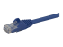 StarTech.com 2m CAT6 Ethernet Cable, 10 Gigabit Snagless RJ45 650MHz 100W PoE Patch Cord, CAT 6 10GbE UTP Network Cable w/Strain Relief, Blue, Fluke Tested/Wiring is UL Certified/TIA - Lähikuva