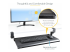 StarTech.com Under-Desk Keyboard Tray, Clamp-on Keyboard Holder, Supports up to 12kg (26.5lb), Sliding Keyboard and Mouse Drawer with C-Clamps, Height Adjustable Keyboard Tray - Vasen kulma