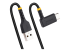StarTech.com 1ft (30cm) USB A to C Charging Cable Right Angle, Heavy Duty Fast Charge USB-C Cable, USB 2.0 A to Type-C, Durable and Rugged Aramid Fiber, 3A, S20/iPad/Pixel - Vasen kulma