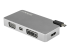 StarTech.com USB C Multiport Video Adapter with HDMI, VGA, Mini DisplayPort or DVI, USB Type C Monitor Adapter to HDMI 2.0 or mDP 1.2 (4K 60Hz), VGA or DVI (1080p), Space Gray Aluminum - Takaisin