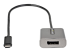 StarTech.com USB C to DisplayPort Adapter, 8K/4K 60Hz USB-C to DisplayPort 1.4 Adapter Dongle, USB Type-C to DP Monitor Video Converter, Thunderbolt 3 Compatible, w/12" Long Attached Cable - Vasen puoli