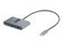 StarTech.com 4-Port USB-C Hub with 100W Power Delivery Pass-Through Charging, 2x USB-A + 2x USB-C, 5Gbps, USBC Hub w/ 1ft (30cm) Long Cable, Portable Laptop USB Type-C to USB-A/C Hub - Oikea kulma