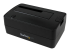 StarTech.com USB 3.1 (10Gbps) Single-Bay Dock for 2.5"/3.5" SATA SSD/HDD - Oikea kulma