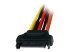 StarTech.com 6in Latching SATA Power Y Splitter Cable Adapter - Lähikuva