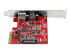 StarTech.com 2-Port 10Gbps USB-A & USB-C PCIe Card, USB 3.1 Gen 2 PCI Express Type C/A Host Controller Card Adapter, USB 3.2 Gen 2x1 PCIe Desktop Expansion Add-On Card, Windows/macOS/Linux - Takaisin