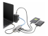 StarTech.com 3-Port USB-C Hub with 2.5 Gigabit Ethernet and 100W Power Delivery Passthrough Laptop Charging, USB-C to 2x USB-A/1x USB-C, USB 3.2 10Gbps Type-C Adapter Hub - Vasen kulma
