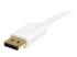 StarTech.com 2m 6 ft White Mini DisplayPort to DisplayPort 1.2 Adapter Cable M/M - Lähikuva