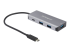 StarTech.com 4 Port USB C Hub w/ 3x USB A & 1x USB C, SuperSpeed 10Gbps USB Type-C, USB 3.1/3.2 Gen 2 Hub, USB Bus Powered, Compact USB-C to USB Adapter Hub, Portable/Laptop Hub, Aluminum - Oikea kulma
