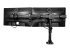 StarTech.com Desk Mount Triple Monitor Arm, Ergonomic VESA 3 Monitor Mount up to 27", Articulating & Height Adjustable Pole Mount, Tilt/Swivel/Rotate LCD/LED Screen, Desk Clamp/Grommet - Lähikuva