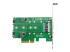 StarTech.com 3-port M.2 SSD (NGFF) Adapter Card - Alin