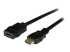 StarTech.com 2m (6ft) HDMI Extension Cable, Ultra HD HDMI Male to Female Cable, 4K HDMI Cable Extender, 4K 30Hz UHD HDMI Cable with Ethernet M/F, High Speed HDMI 1.4 Cable, 10.2Gbps - Oikea kulma