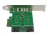 StarTech.com 3-port M.2 SSD (NGFF) Adapter Card - Takaisin