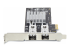 StarTech.com 2-Port GbE SFP Network Card, PCIe 2.0 x1, Intel I350-AM2 2x 1GbE Controller, 1000BASE Copper/Fiber Optic, Dual-Port Gigabit Ethernet NIC, Desktop/Server Backplanes - Vasen puoli