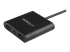 StarTech.com USB 3.0 to Dual HDMI Adapter, 1x 4K 30Hz & 1x 1080p, External Video & Graphics Card, USB Type-A to HDMI Dual Monitor Display Adapter Dongle, Supports Windows Only, Black - Lähikuva