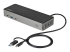 StarTech.com USB-C & USB-A Dock, Hybrid Universal Triple Monitor Laptop Docking Station w/ DisplayPort & HDMI 4K 60Hz, 85W Power Delivery, 6x USB Hub, Ethernet, Audio, USB 3.1 Gen 2 10Gbps - Oikea kulma