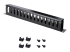 StarTech.com 1U Horizontal Finger Duct Rack Cable Management Panel with Cover - Oikea kulma