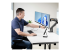 StarTech.com Desk Mount Dual Monitor Arm w/ Crossbar, Up To 27" Displays - Oikea kulma