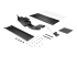 StarTech.com Under Desk Keyboard Tray, Full Motion & Height Adjustable Keyboard and Mouse Tray, 10" x 26" Platform, Ergonomic Sliding Computer Keyboard Holder with Mouse Pad & Wrist Rest - Oikea kulma