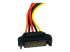 StarTech.com 12in 15 pin SATA Power Extension Cable - Lähikuva