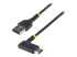 StarTech.com 6ft (2m) USB A to C Charging Cable Right Angle, Heavy Duty Fast Charge USB-C Cable, USB 2.0 A to Type-C, Durable and Rugged Aramid Fiber, 3A, S20/iPad/Pixel - Oikea kulma