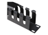 StarTech.com 1U Horizontal Finger Duct Rack Cable Management Panel with Cover - Lähikuva
