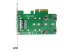 StarTech.com 3-port M.2 SSD (NGFF) Adapter Card - Alin