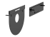 Logitech Tap Wall Mount - Vasen kulma