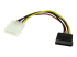 StarTech.com 6in 4 Pin LP4 to SATA Power Cable Adapter - Oikea kulma