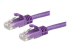StarTech.com 3m CAT6 Ethernet Cable, 10 Gigabit Snagless RJ45 650MHz 100W PoE Patch Cord, CAT 6 10GbE UTP Network Cable w/Strain Relief, Purple, Fluke Tested/Wiring is UL Certified/TIA - Oikea kulma