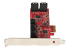 StarTech.com SATA PCIe Card, 10 Port PCIe SATA Expansion card, 6Gbps SATA Card, Low/Full Profile, Stacked SATA Connectors, ASM1062 Non-Raid SATA Controller Card / Adapter - Vasen puoli