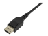 StarTech.com 3ft/1m VESA Certified DisplayPort 1.4 Cable, 8K 60Hz HBR3 HDR, Super UHD DisplayPort to DisplayPort Monitor Cord, Ultra HD 4K 120Hz DP 1.4 Slim Video Cable M/M DP Connectors - Lähikuva