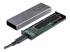 StarTech.com USB-C 10Gbps to M.2 NVMe or M.2 SATA SSD Enclosure, Tool-free M.2 PCIe/SATA NGFF SSD Enclosure, Portable Aluminum Case, USB Type-C & USB-A Host Cables, For 2230/2242/2260/2280 - Sisällä